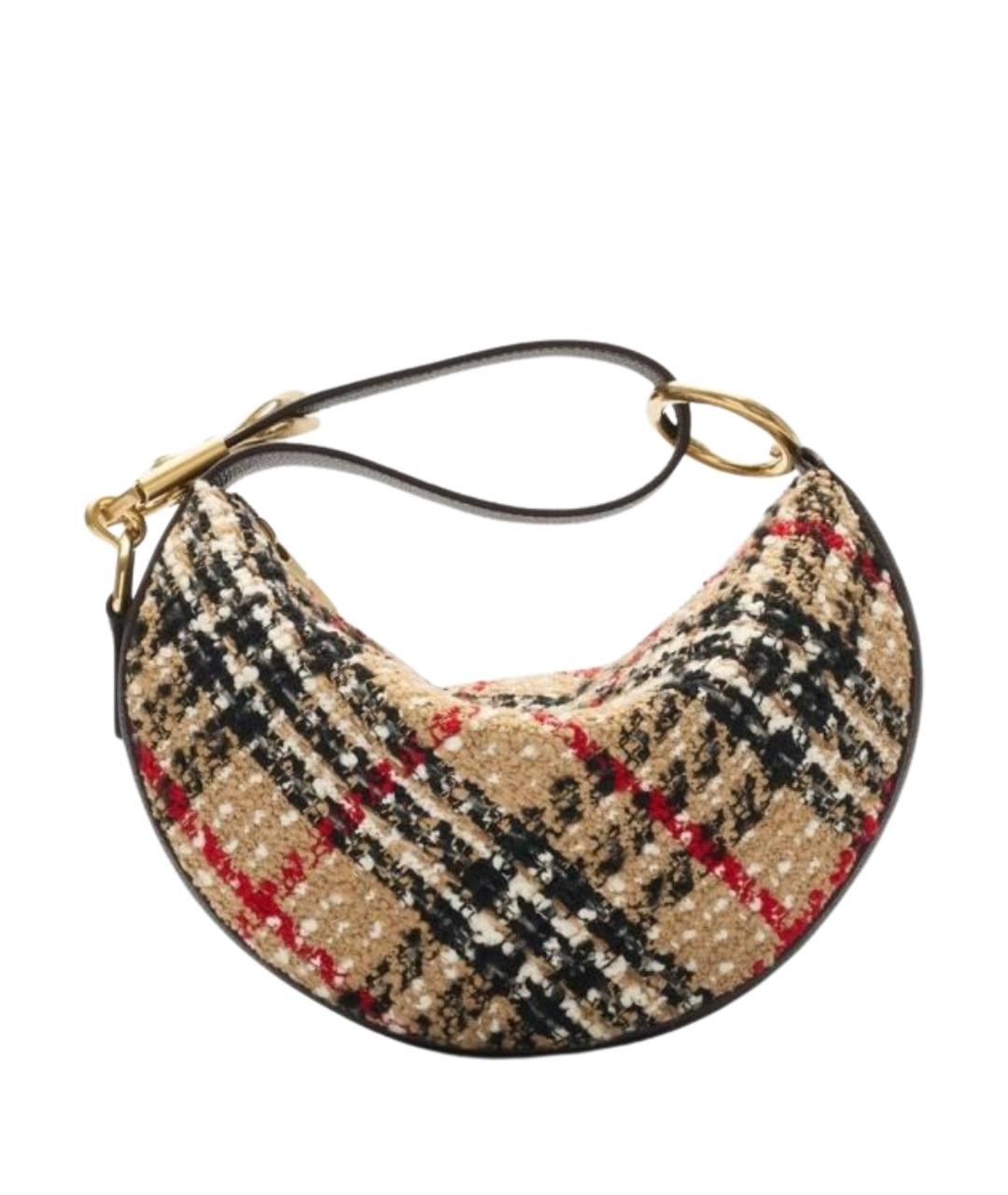 BURBERRY Бежевая сумка с короткими ручками, фото 1