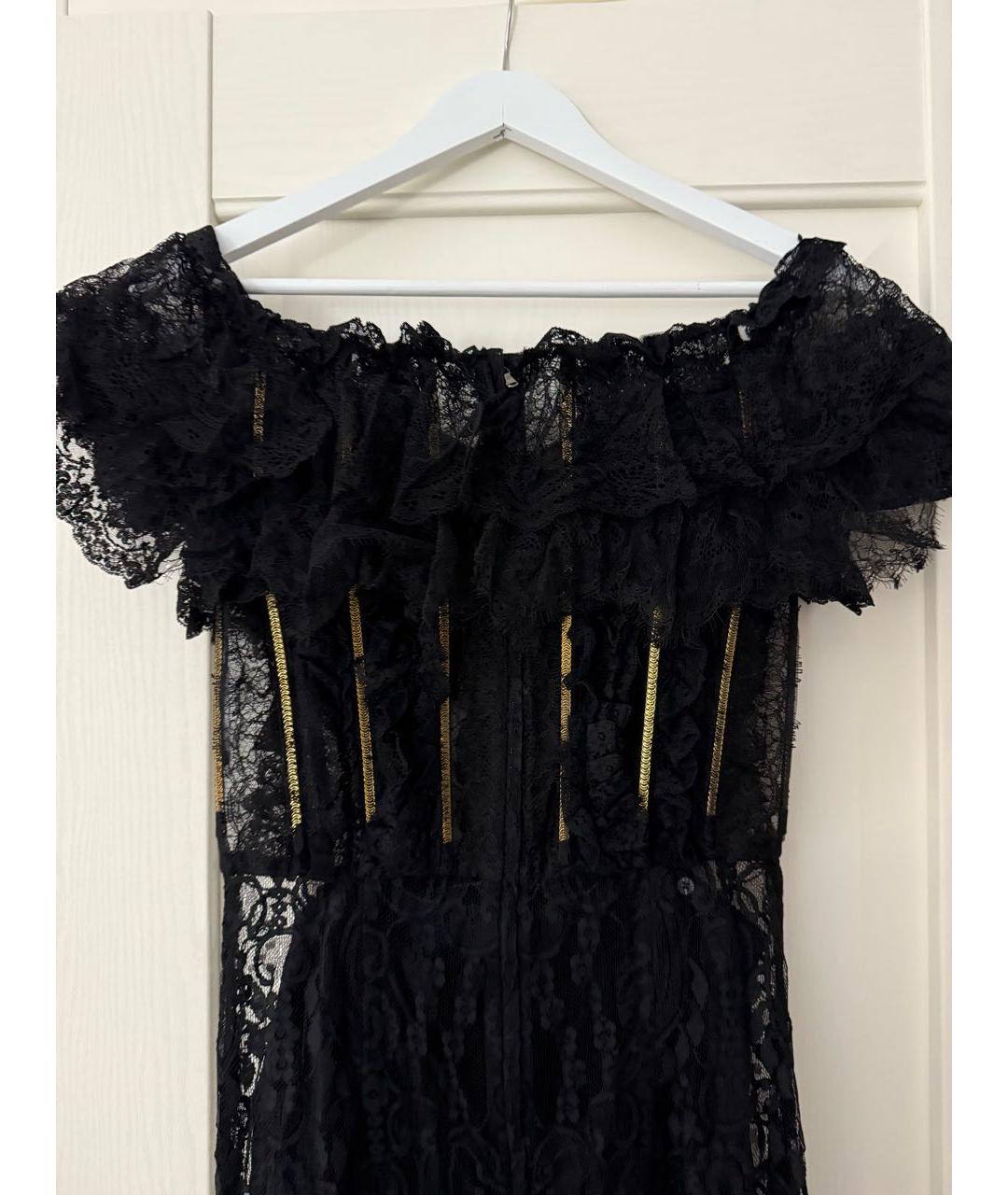 DOLCE&GABBANA Черное коктейльное платье, фото 5