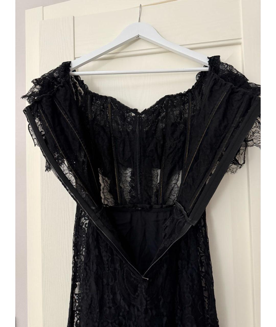 DOLCE&GABBANA Черное коктейльное платье, фото 6