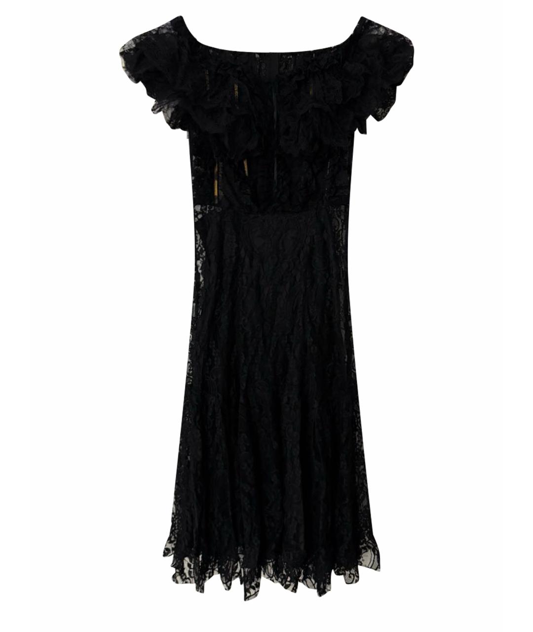 DOLCE&GABBANA Черное коктейльное платье, фото 1