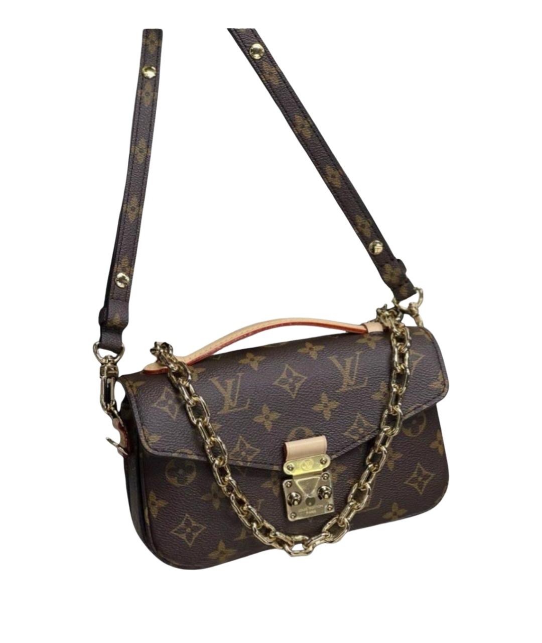 LOUIS VUITTON Коричневая сумка через плечо, фото 1