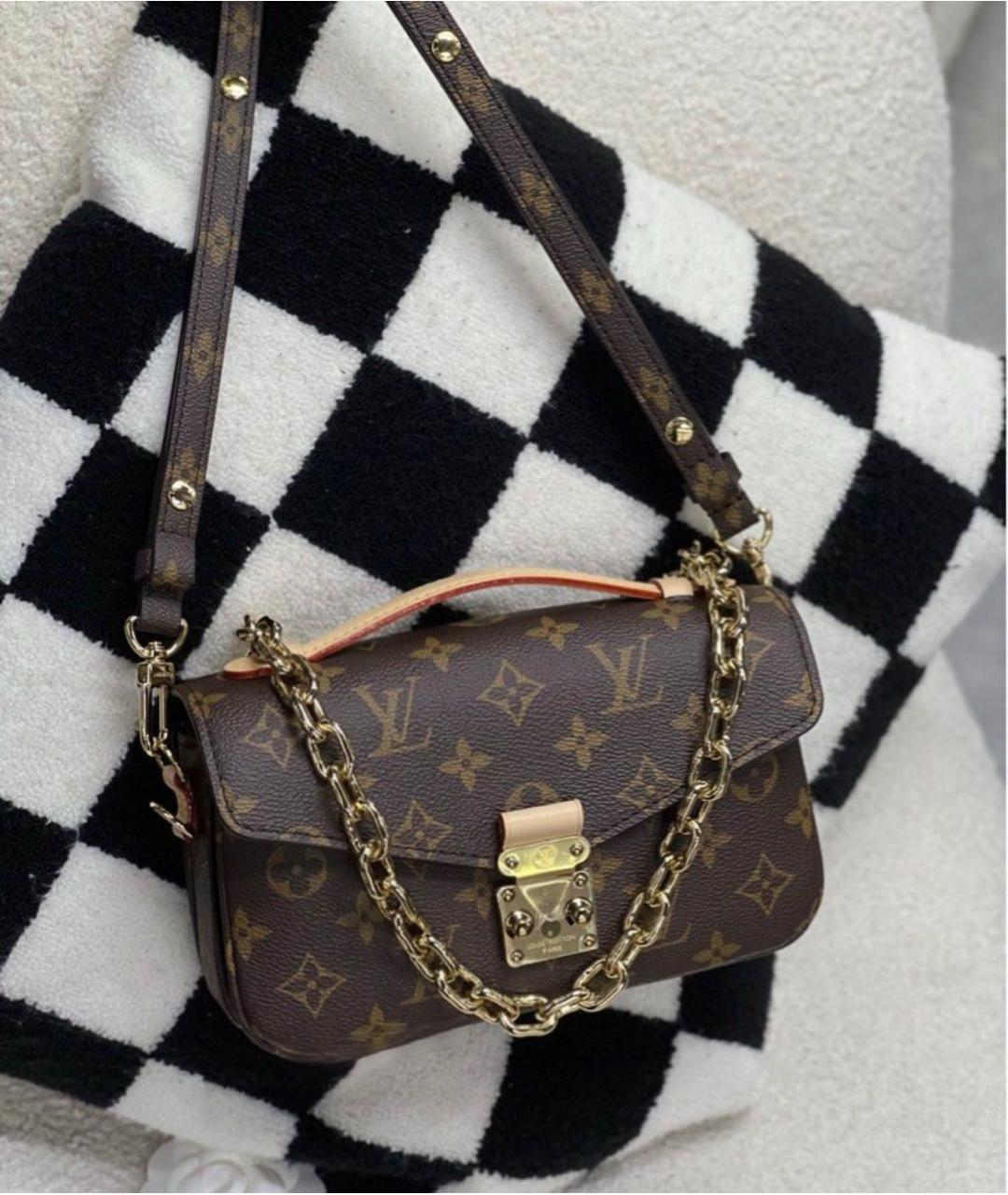 LOUIS VUITTON Коричневая сумка через плечо, фото 5