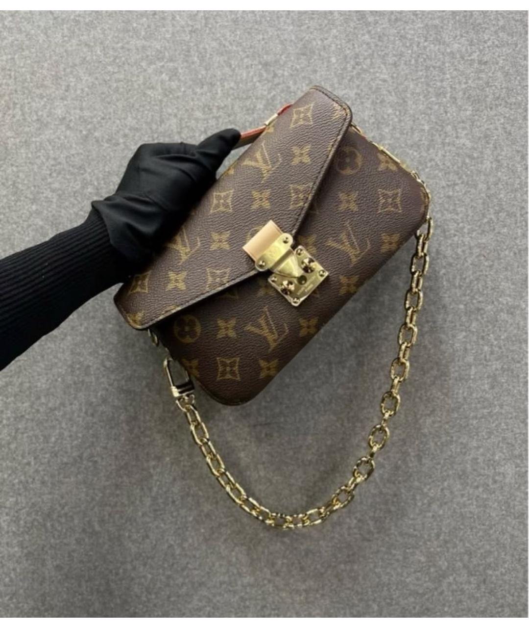 LOUIS VUITTON Коричневая сумка через плечо, фото 4
