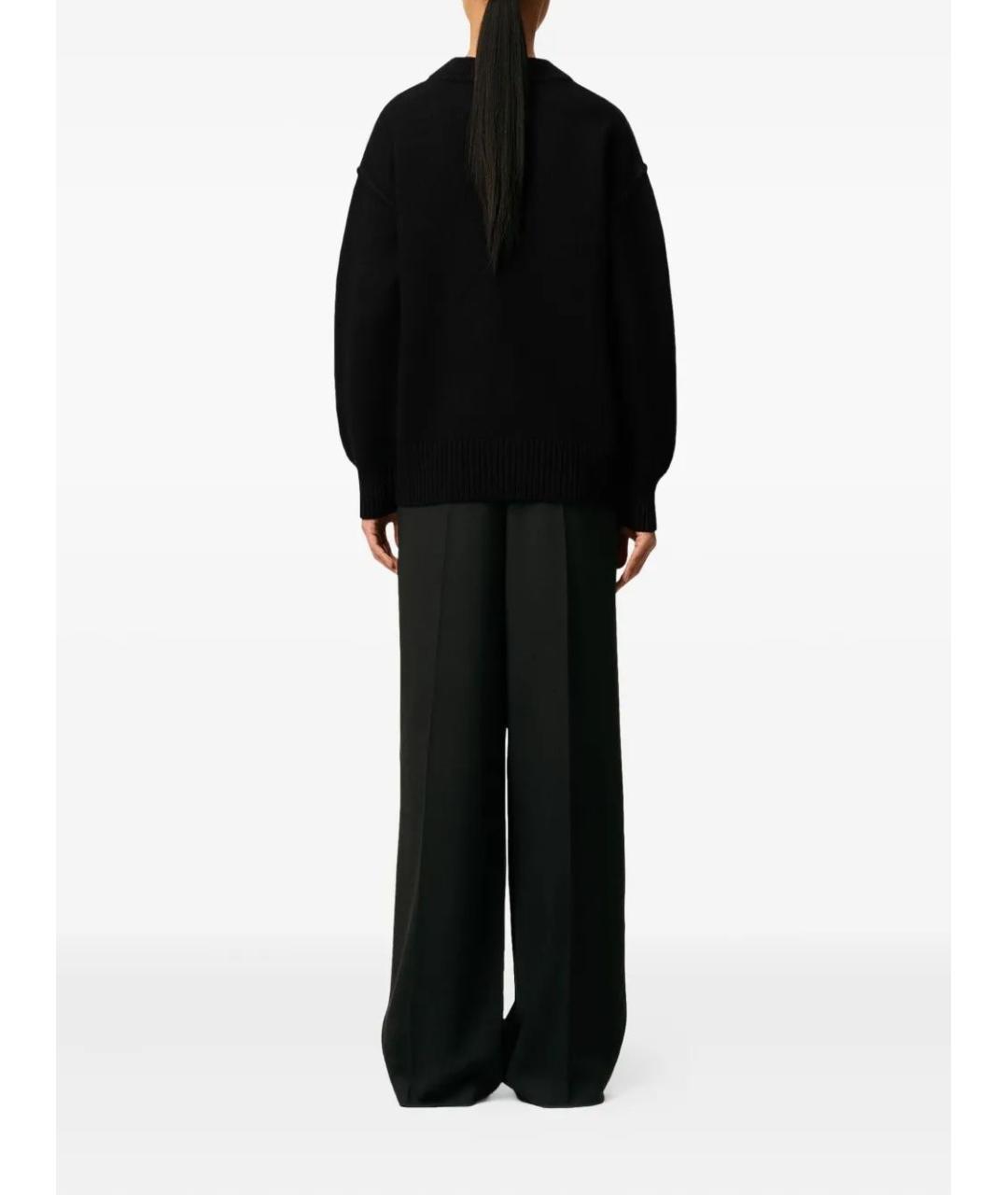 Ami Paris Антрацитовый шерстяной кардиган, фото 3