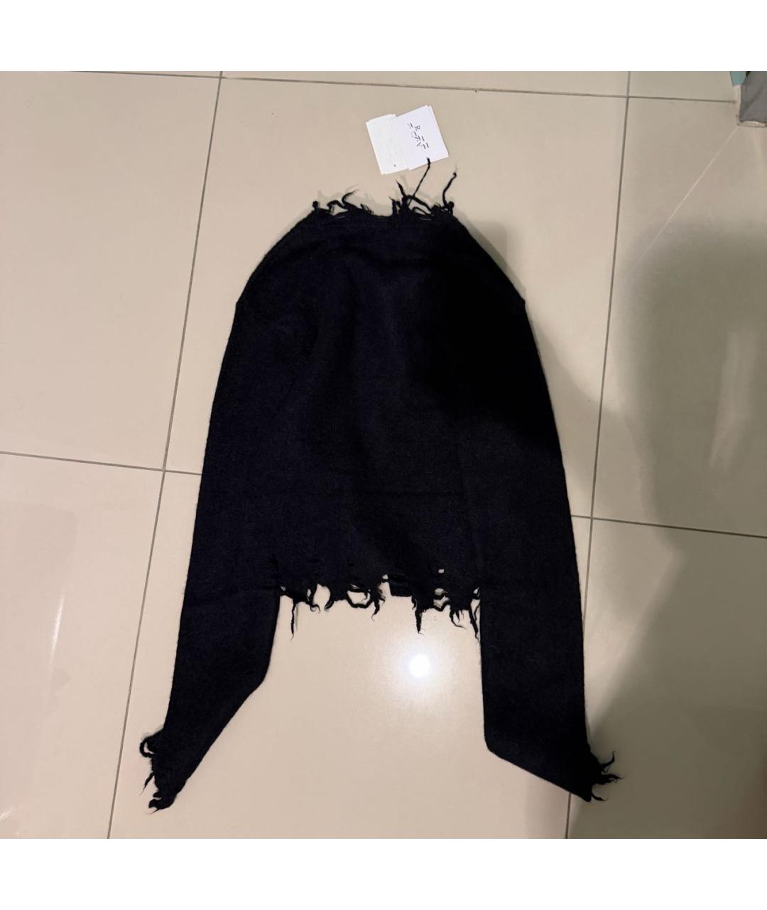 HAIKURE Черный шерстяной кардиган, фото 3