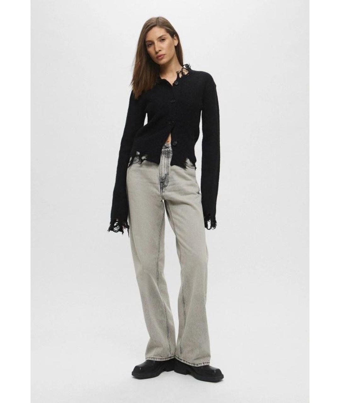 HAIKURE Черный шерстяной кардиган, фото 5