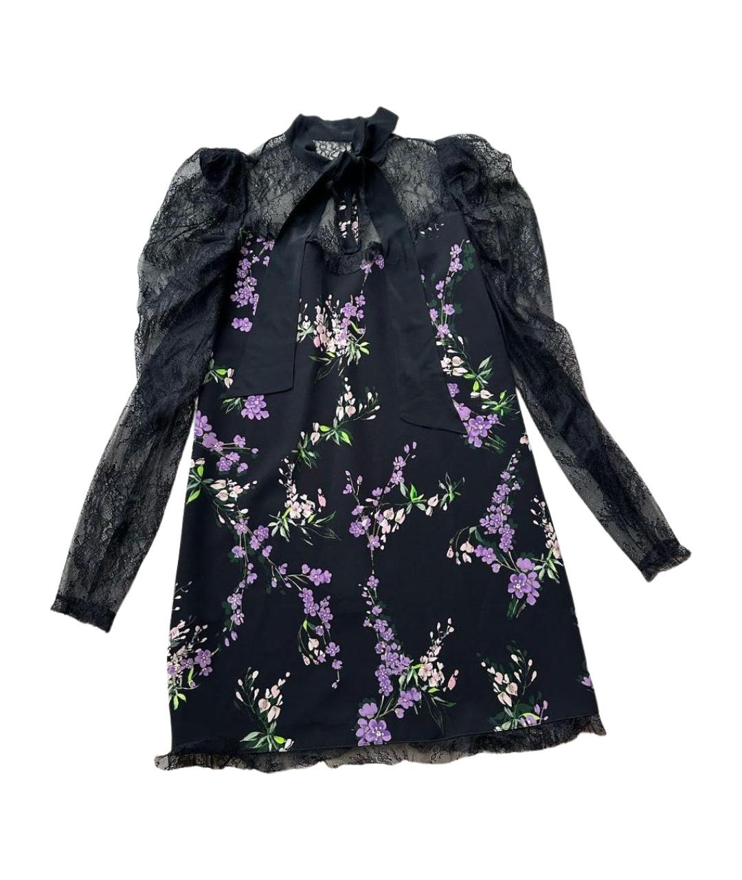 PINKO Черное полиамидовое коктейльное платье, фото 1