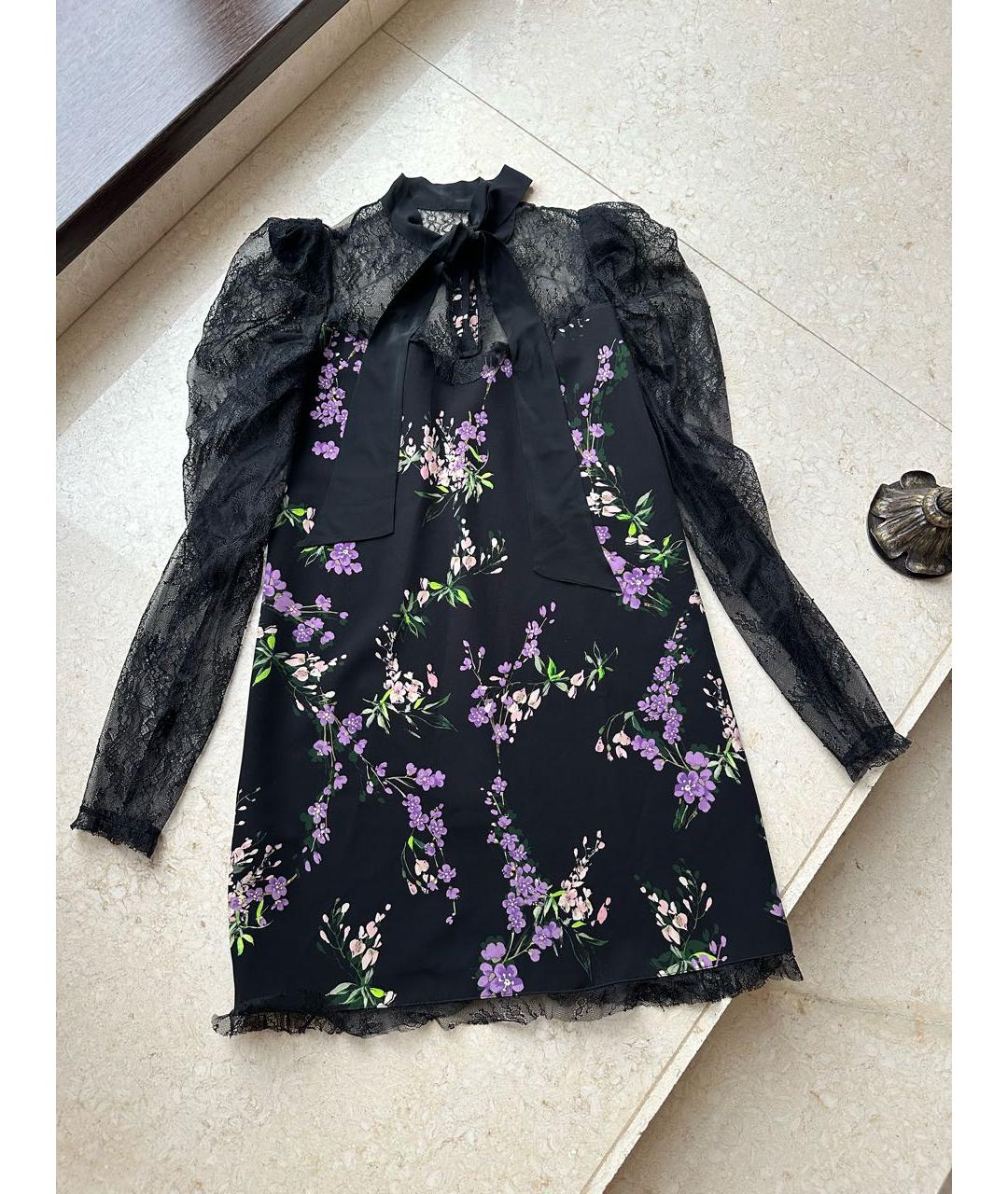 PINKO Черное полиамидовое коктейльное платье, фото 2