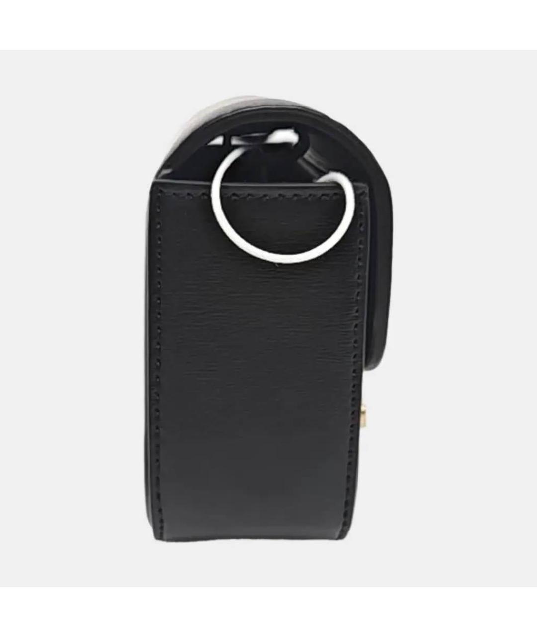 CELINE Черная кожаная сумка через плечо, фото 3