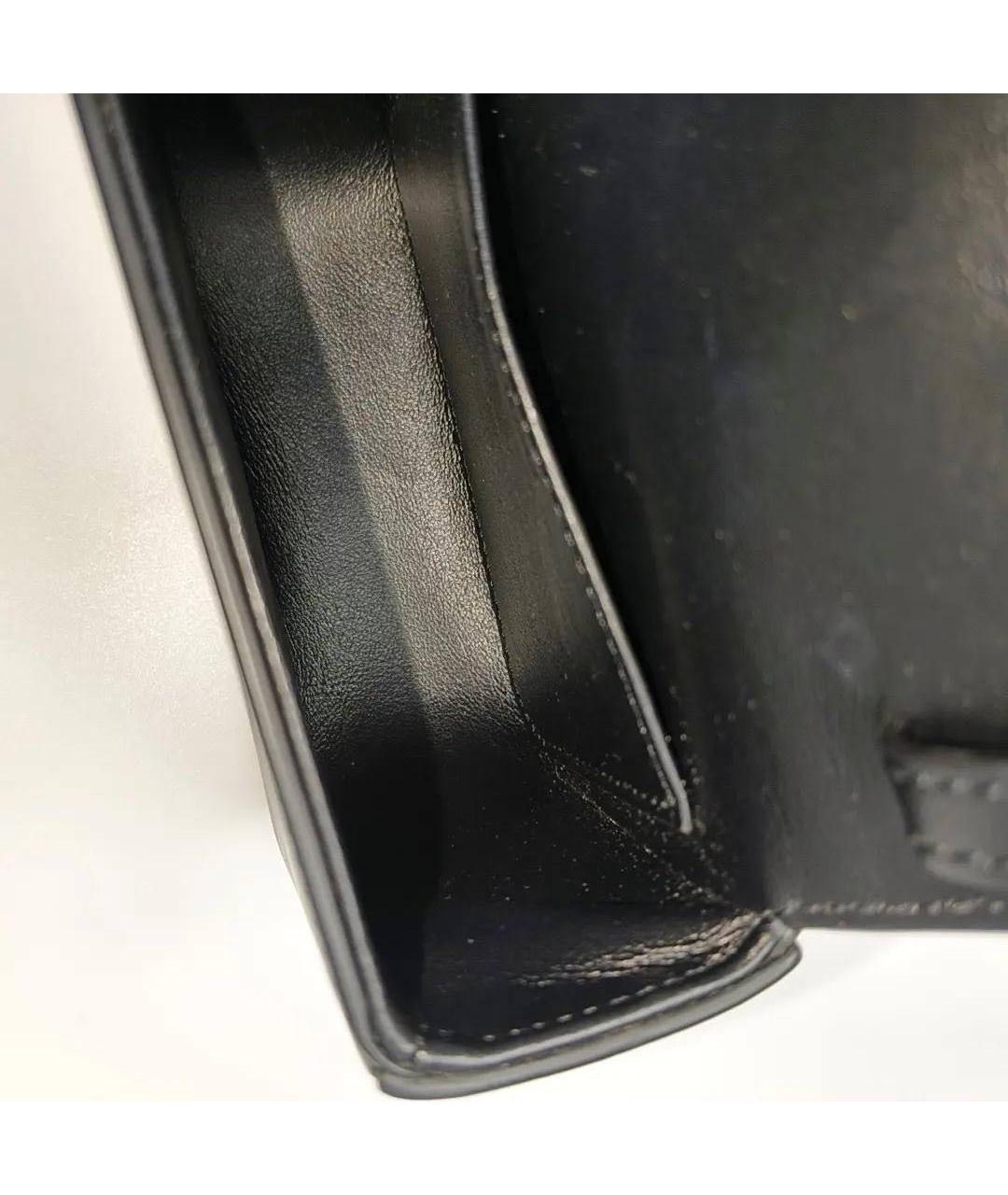 CELINE Черная кожаная сумка через плечо, фото 6