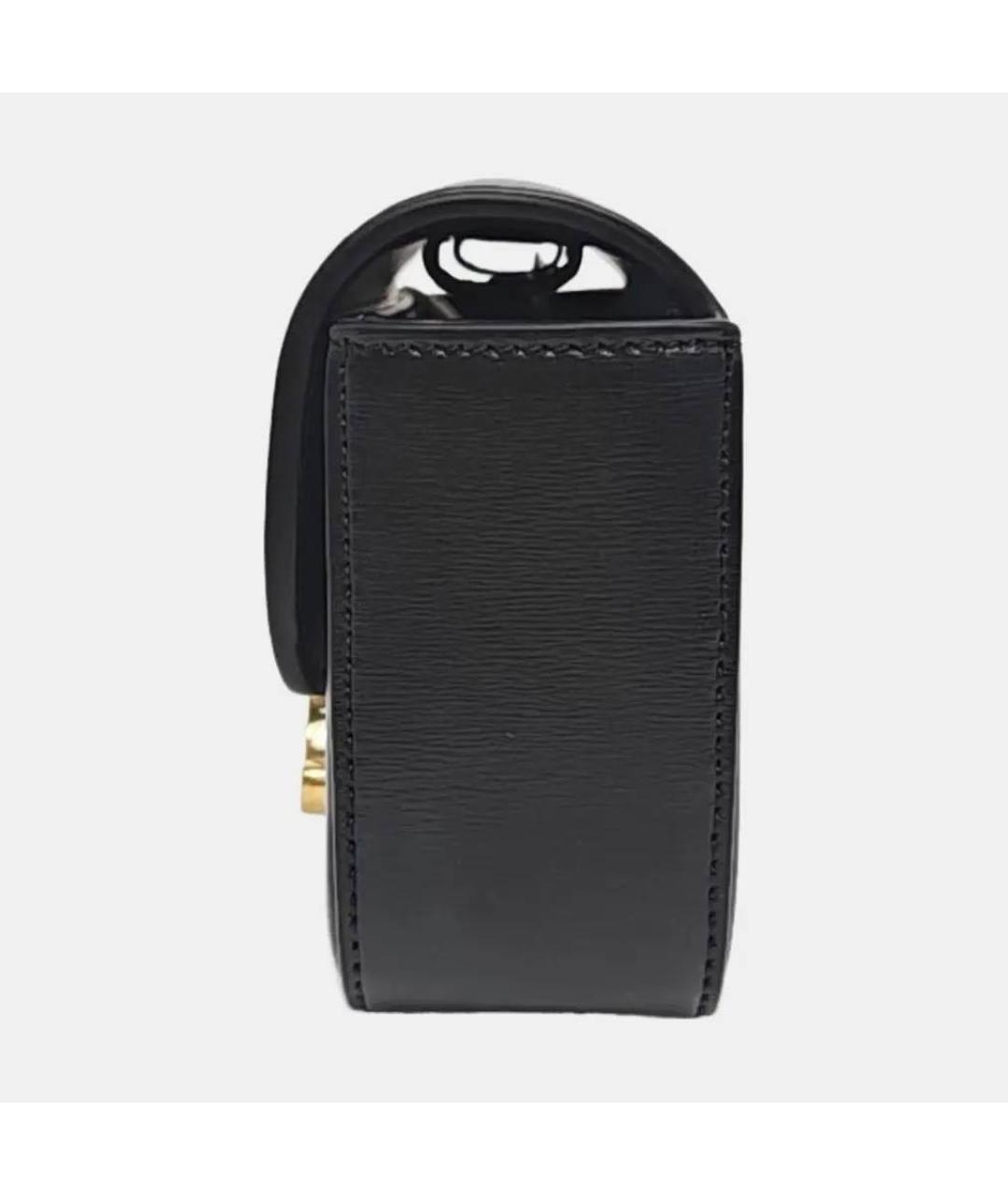 CELINE Черная кожаная сумка через плечо, фото 2