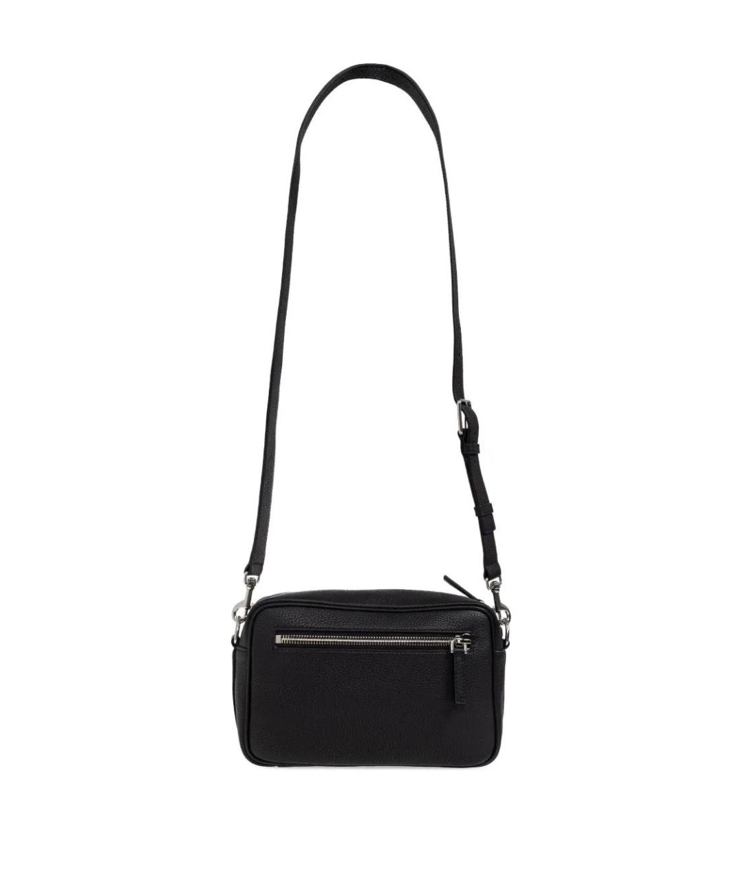 BALENCIAGA Черная кожаная сумка на плечо, фото 2