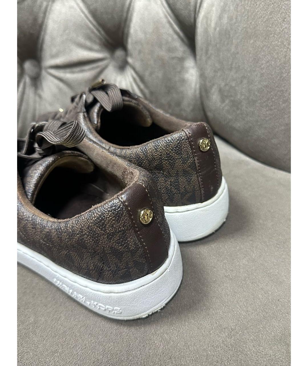 MICHAEL KORS Коричневые кеды, фото 4
