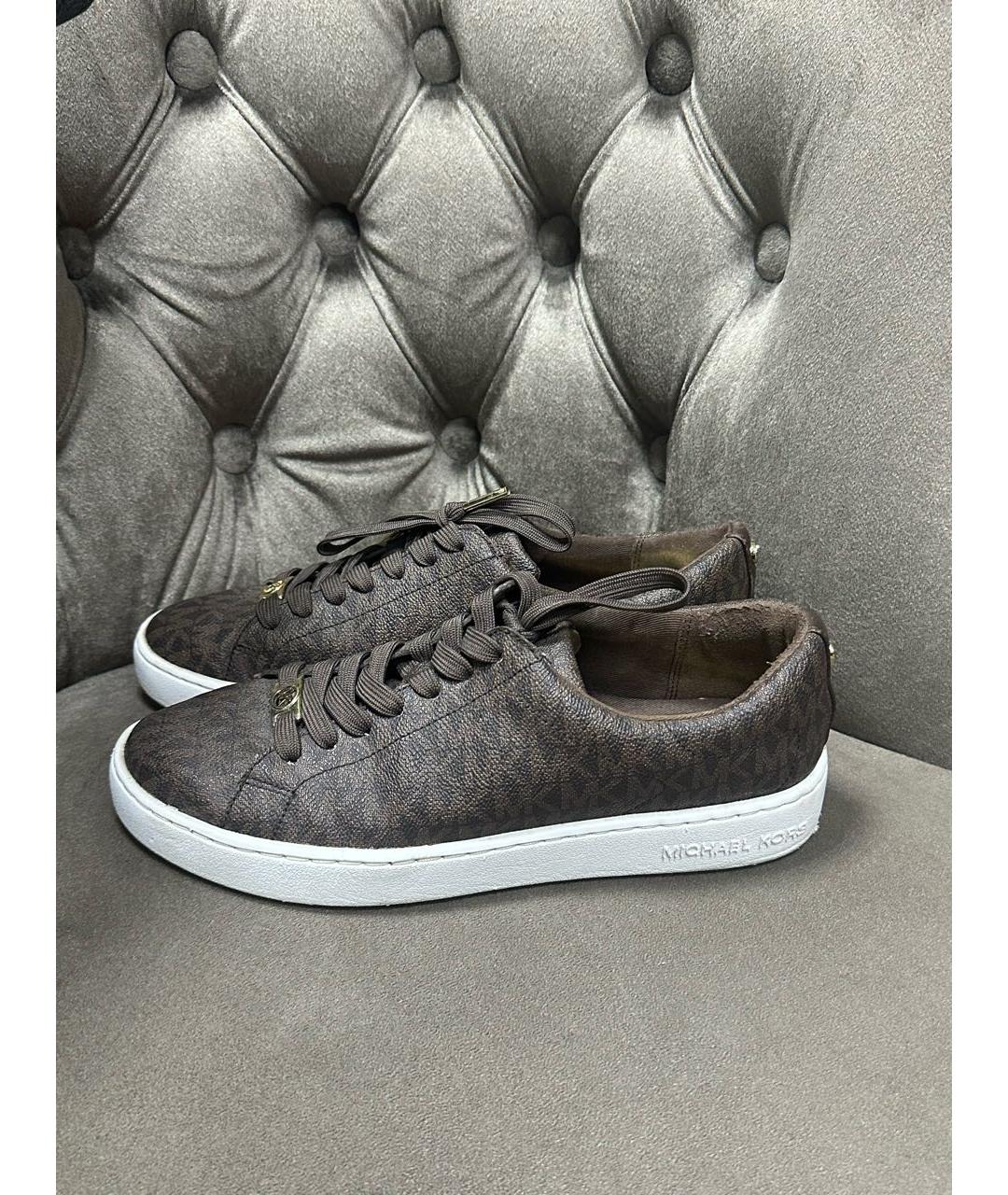 MICHAEL KORS Коричневые кеды, фото 6