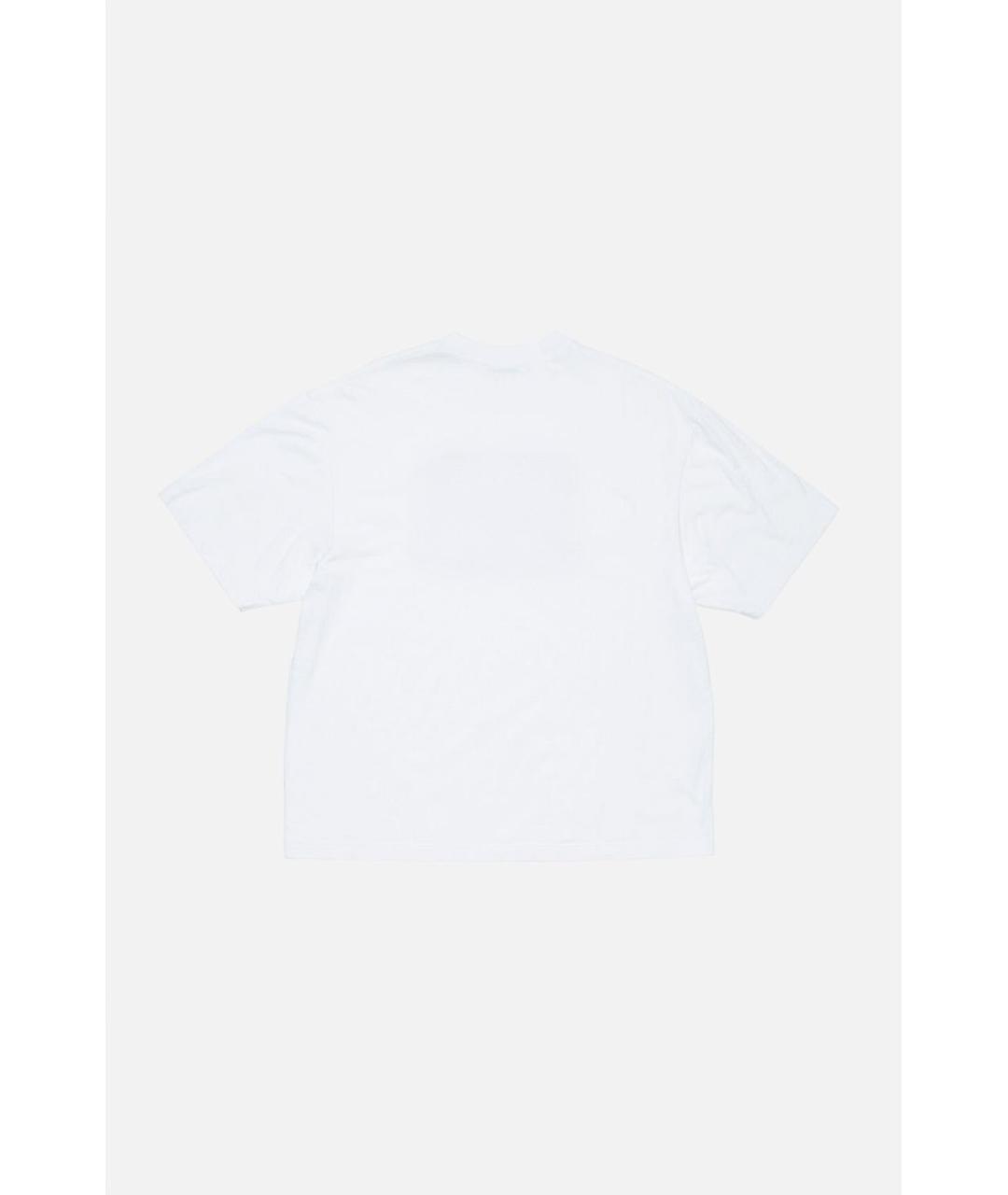 ACNE STUDIOS Белая хлопковая футболка, фото 2