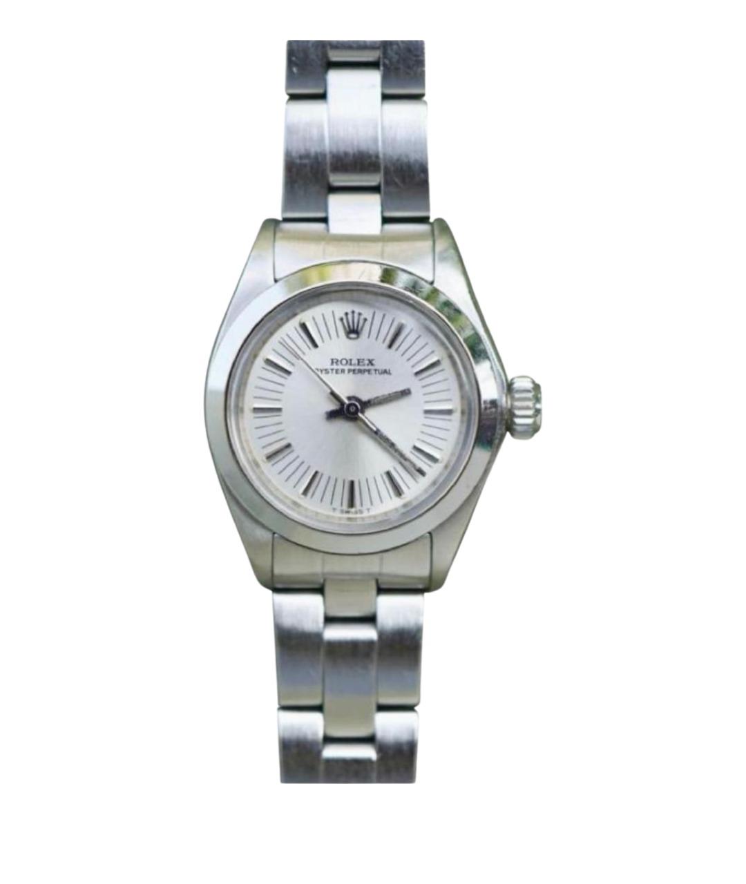 ROLEX Серебряные металлические часы, фото 1