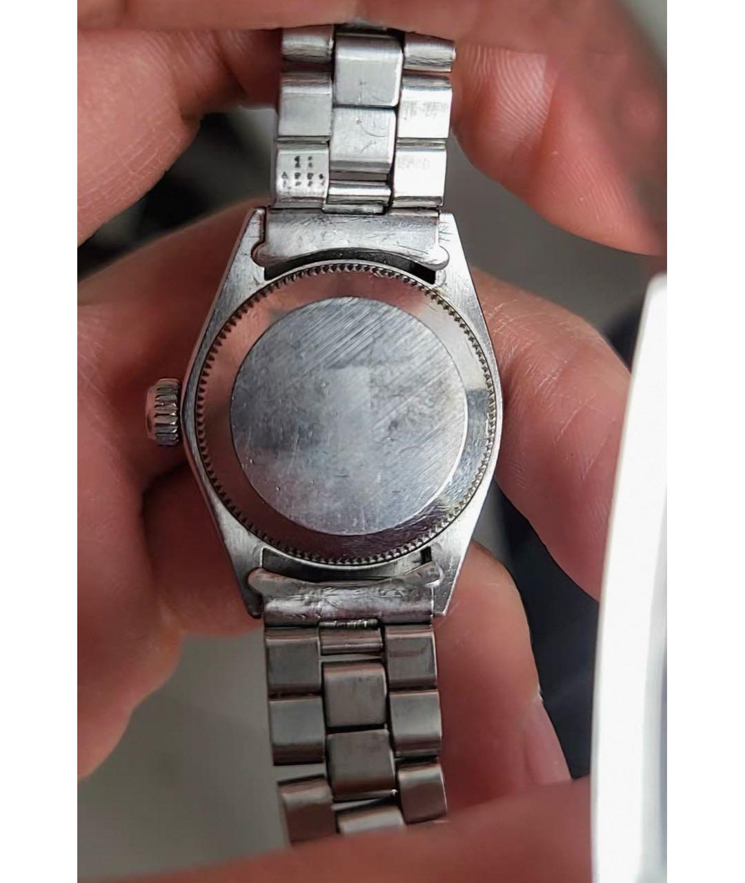 ROLEX Серебряные металлические часы, фото 3