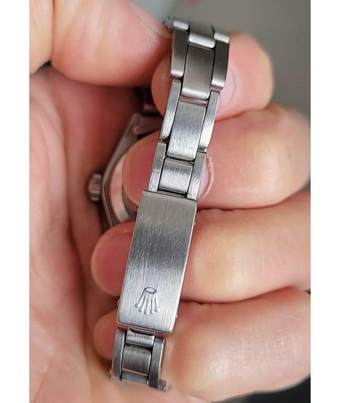 ROLEX Серебряные металлические часы, фото 4