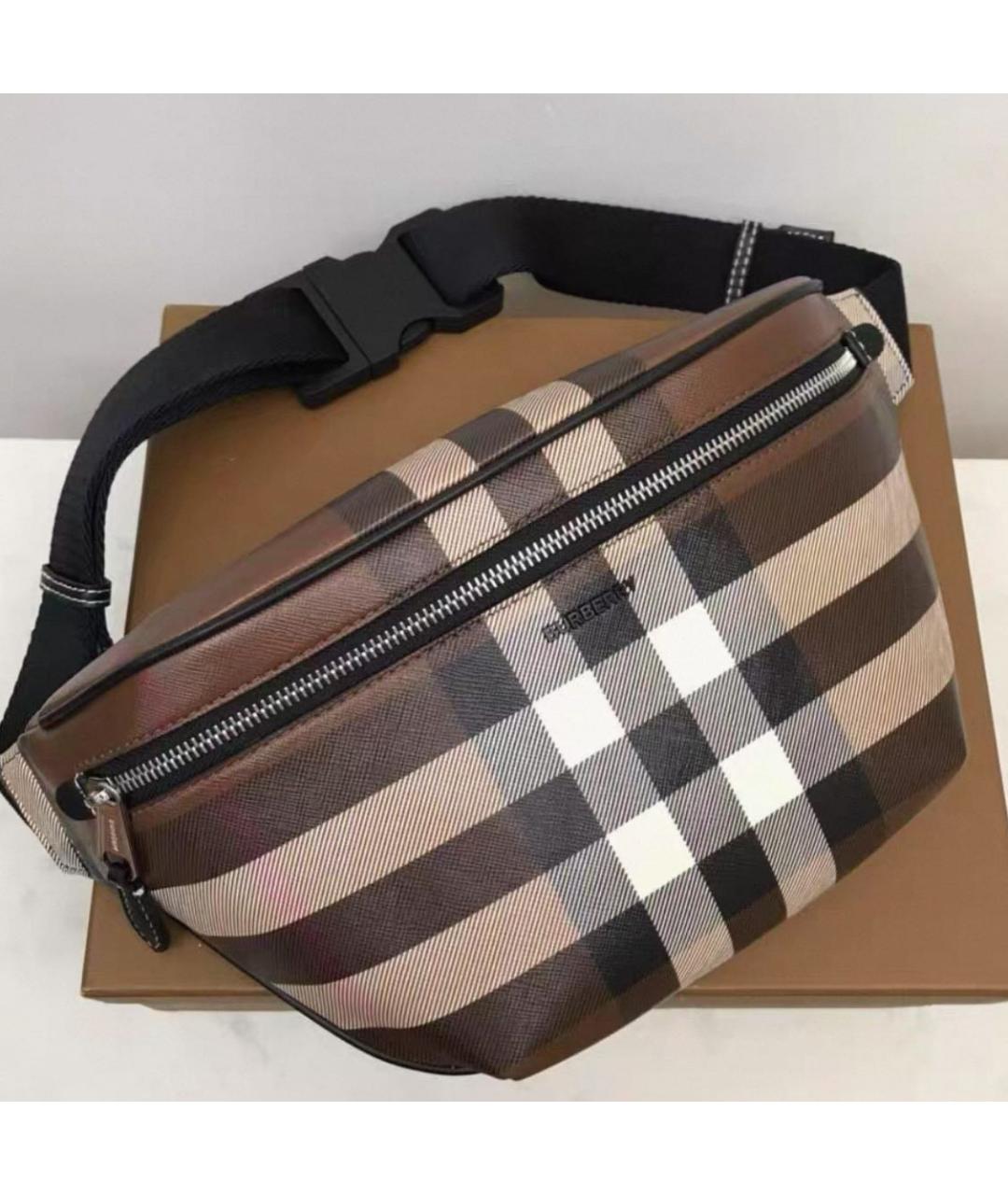 BURBERRY Мульти кожаная поясная сумка, фото 4