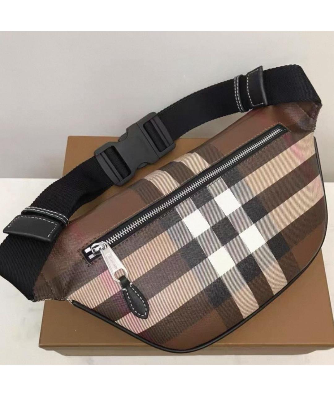 BURBERRY Мульти кожаная поясная сумка, фото 5