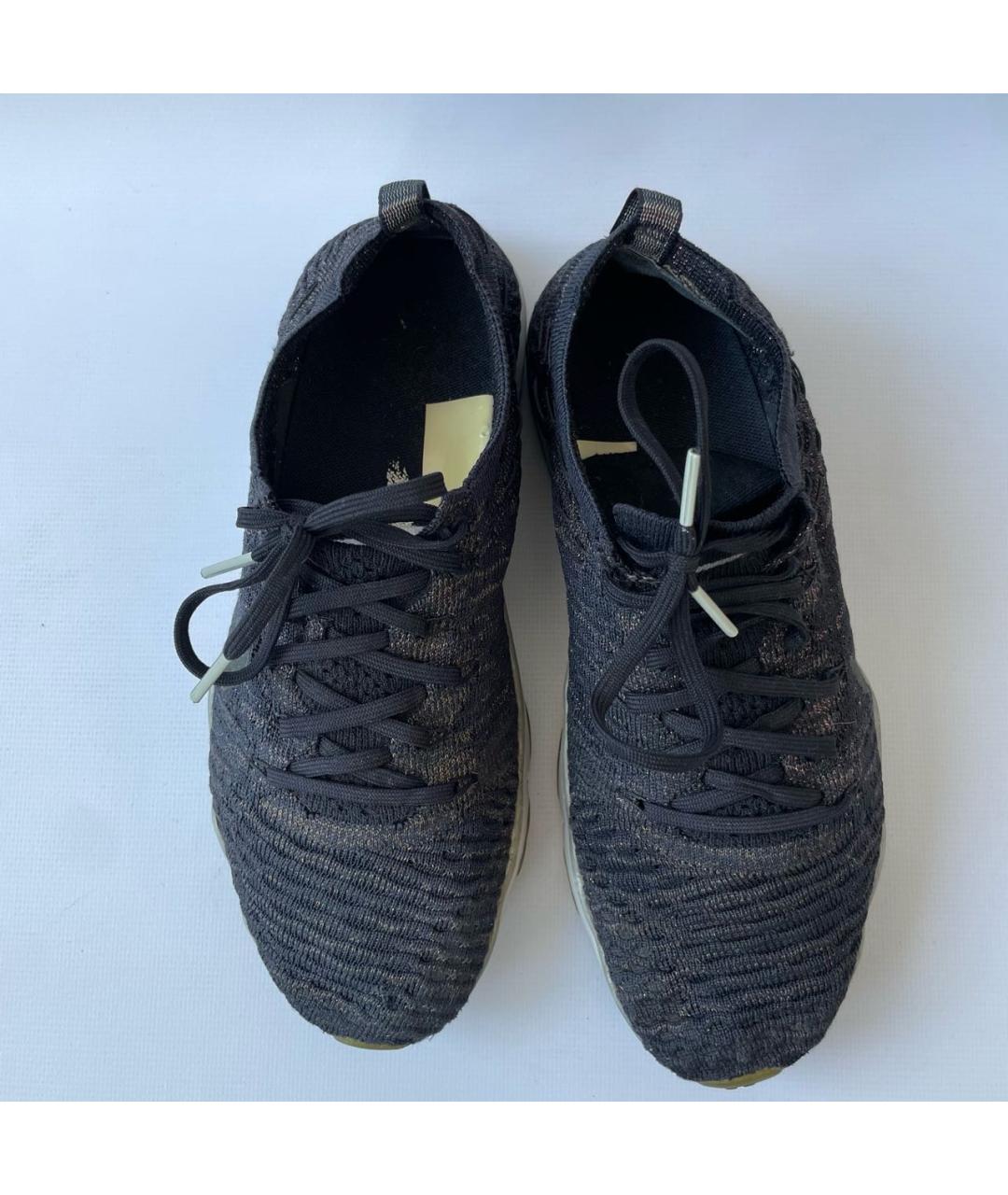 NIKE Темно-синие текстильные кеды, фото 2