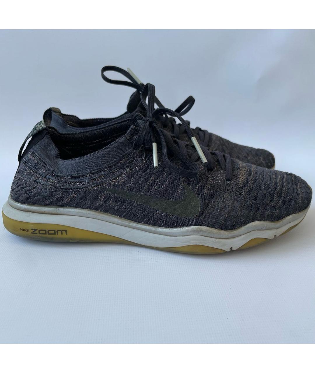 NIKE Темно-синие текстильные кеды, фото 9