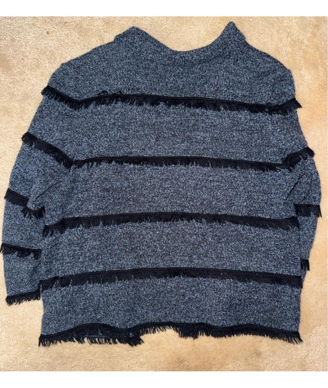 CHANEL Синий твидовый жакет/пиджак, фото 2