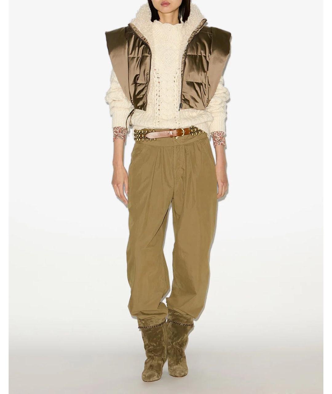 ISABEL MARANT Хаки полиэстеровый жилет, фото 2