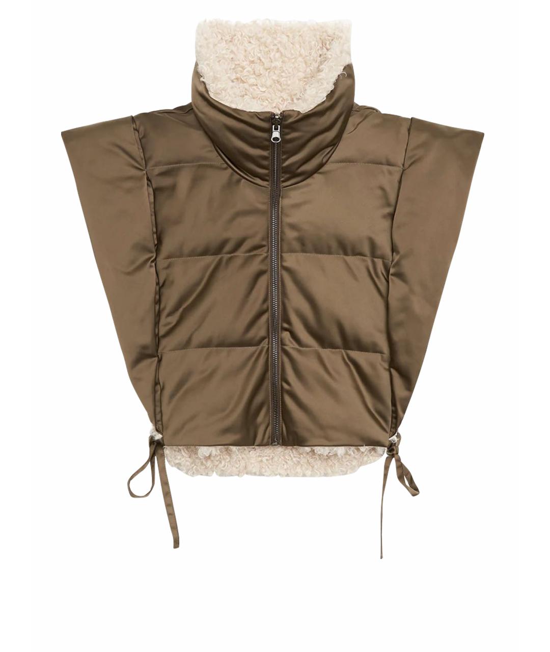 ISABEL MARANT Хаки полиэстеровый жилет, фото 1