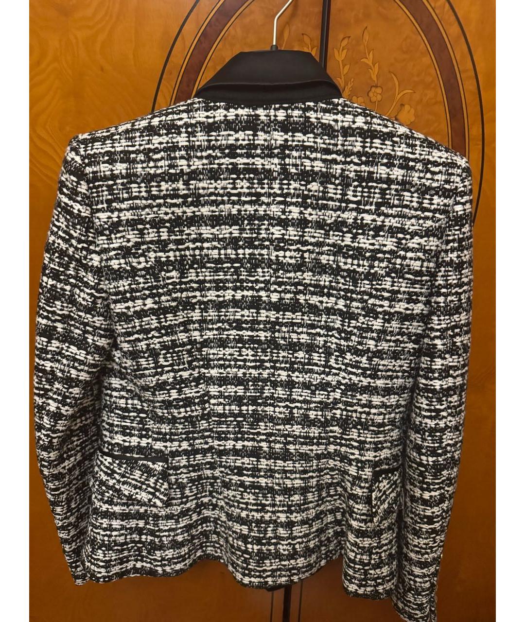 BALMAIN Черный твидовый жакет/пиджак, фото 2