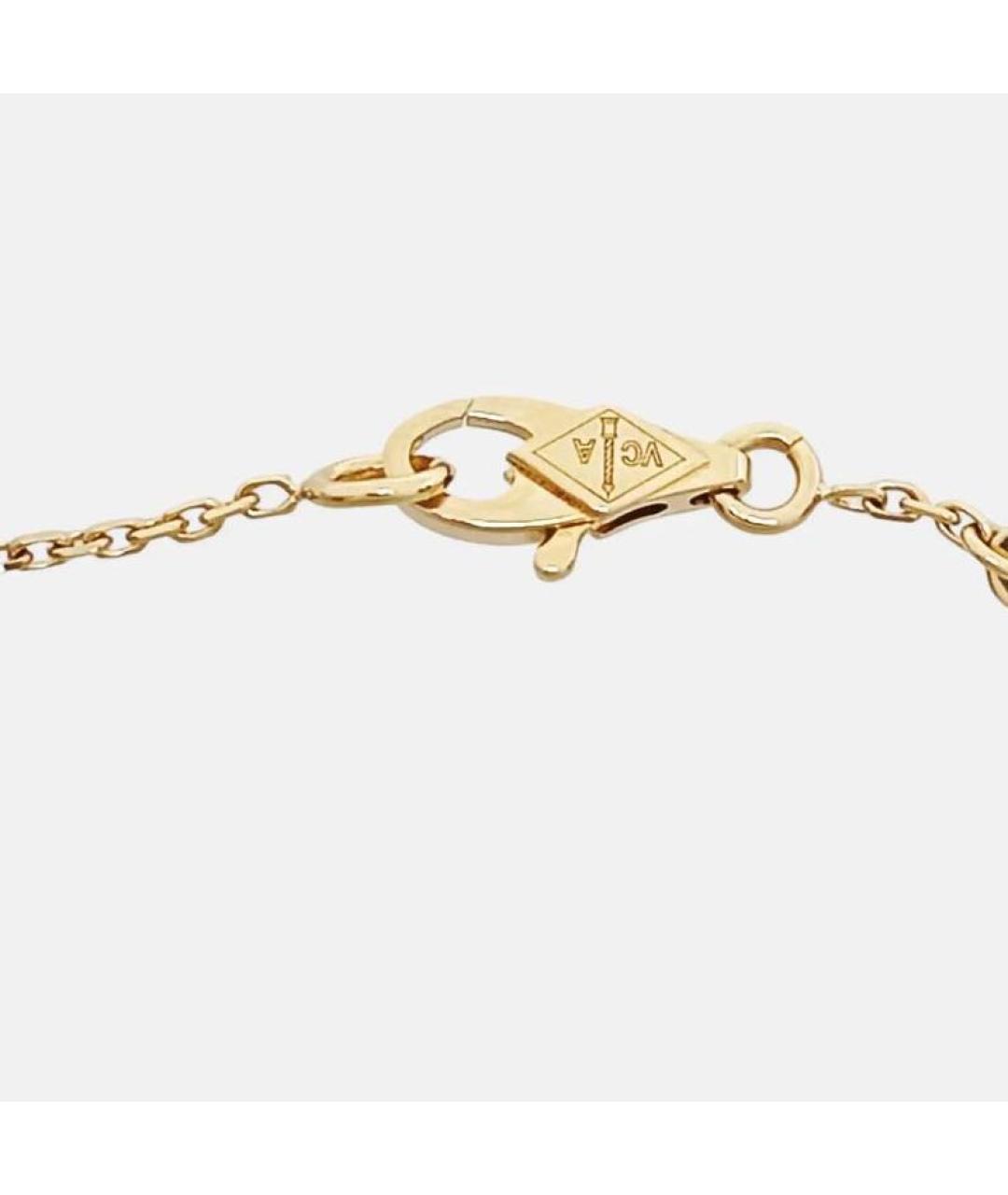 VAN CLEEF & ARPELS Белый браслет из желтого золота, фото 3