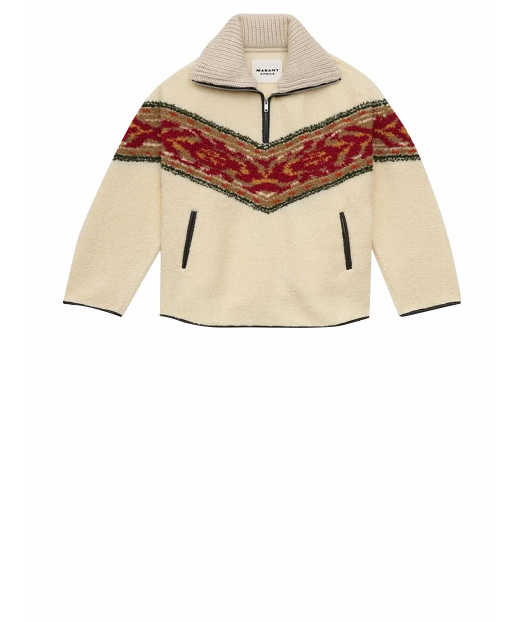 ISABEL MARANT Бежевый полиэстеровый джемпер / свитер, фото 1