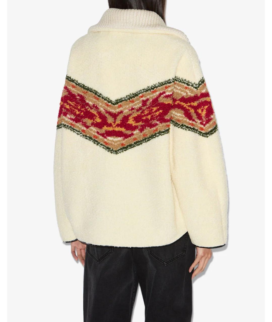 ISABEL MARANT Бежевый полиэстеровый джемпер / свитер, фото 4