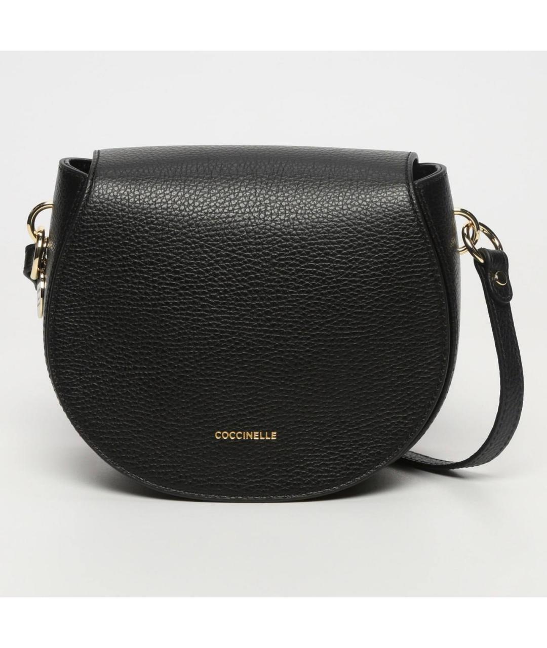 COCCINELLE Черная кожаная сумка через плечо, фото 5