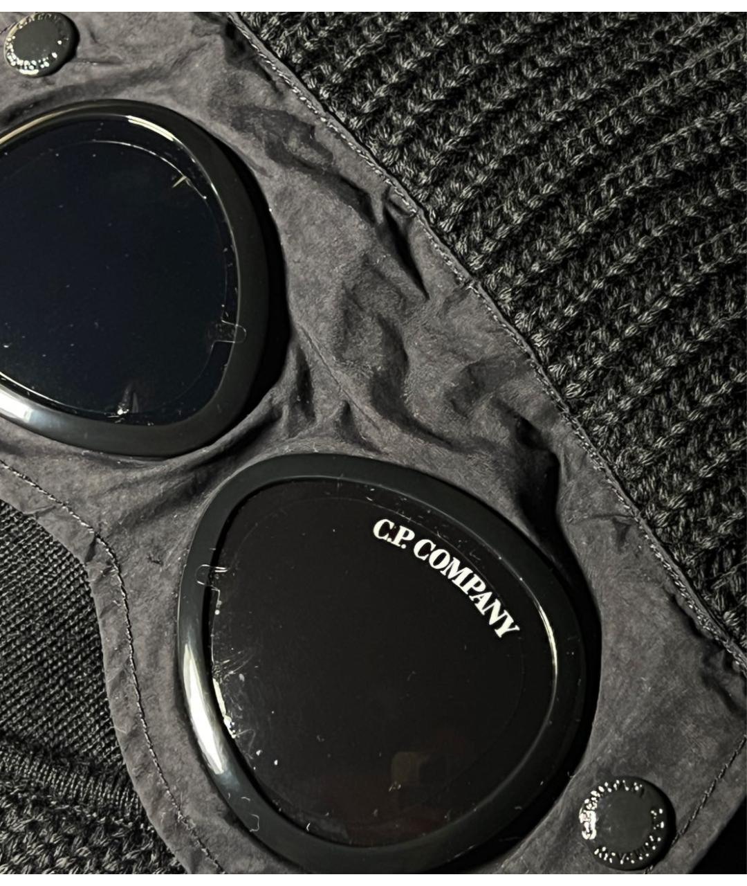 CP COMPANY Черная шерстяная шапка, фото 4