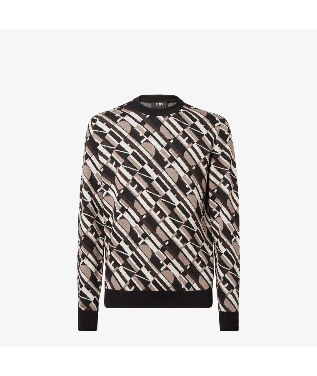 FENDI Мульти джемпер / свитер, фото 4