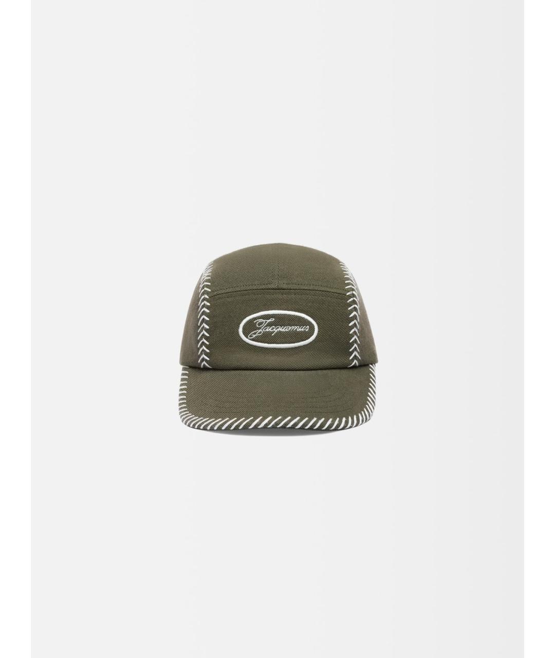JACQUEMUS Хаки хлопковая кепка/бейсболка, фото 1