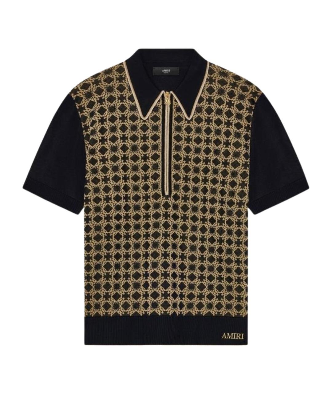 AMIRI Мульти вискозное поло с коротким рукавом, фото 1
