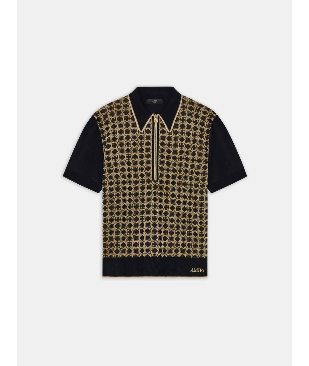 AMIRI Мульти вискозное поло с коротким рукавом, фото 5