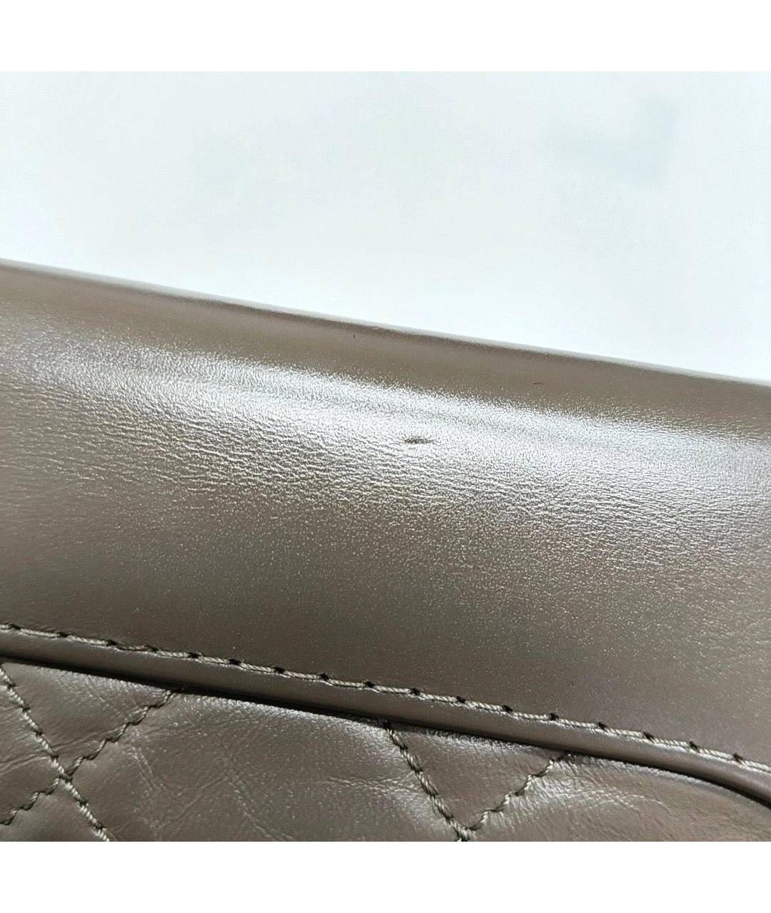 CHANEL Коричневая кожаная сумка через плечо, фото 8