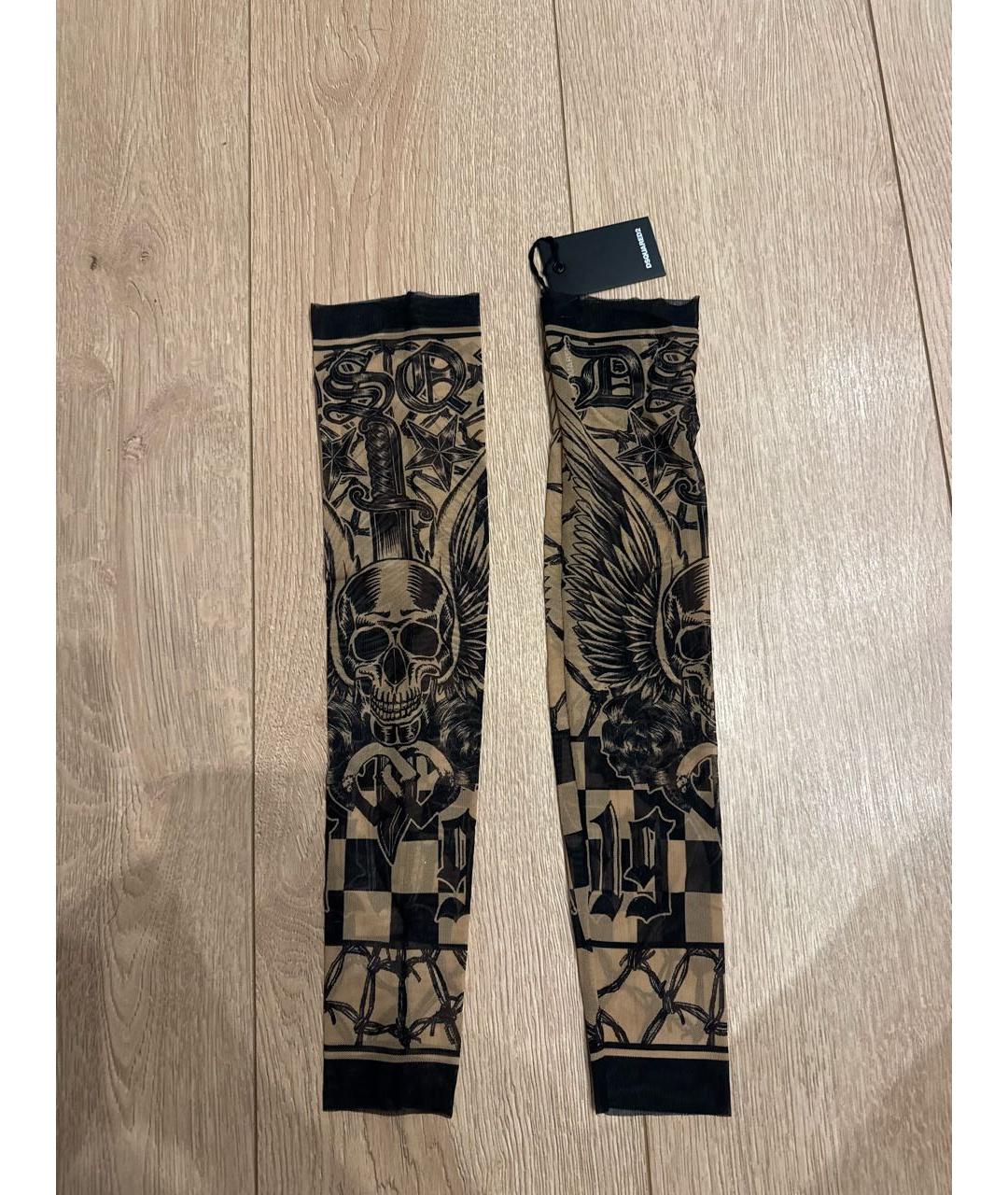 DSQUARED2 Коричневые митенки, фото 8