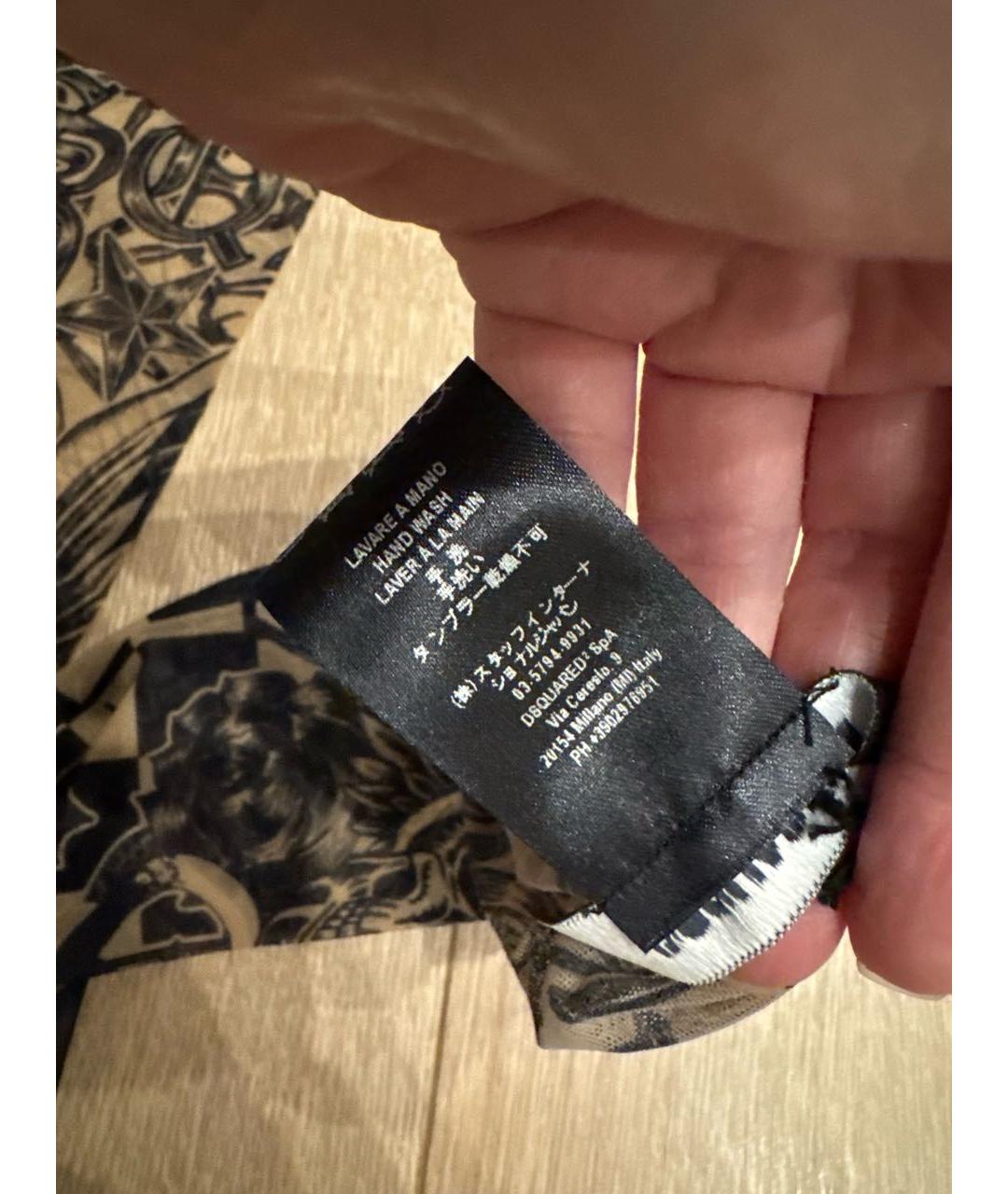 DSQUARED2 Коричневые митенки, фото 2