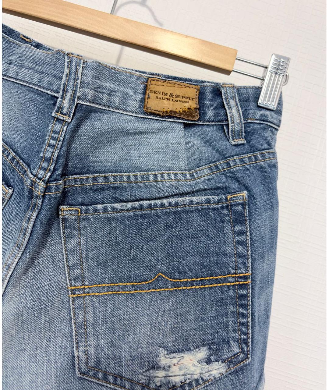 RALPH LAUREN Голубые хлопковые шорты, фото 3