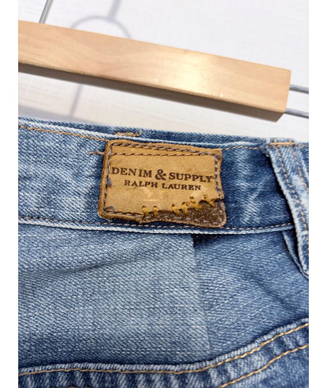 RALPH LAUREN Голубые хлопковые шорты, фото 4