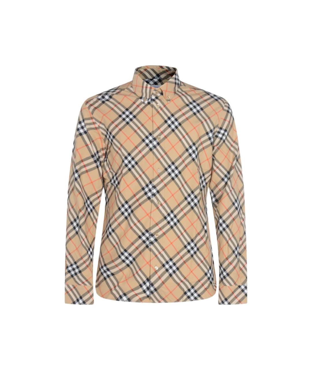BURBERRY Мульти хлопковая кэжуал рубашка, фото 1