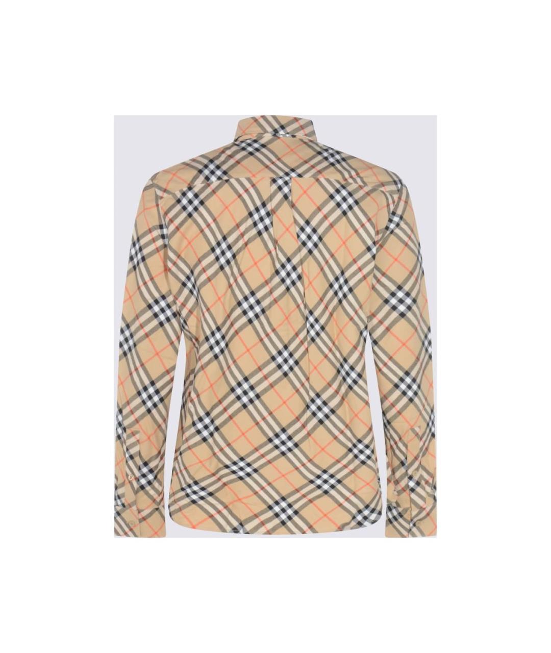 BURBERRY Мульти хлопковая кэжуал рубашка, фото 2