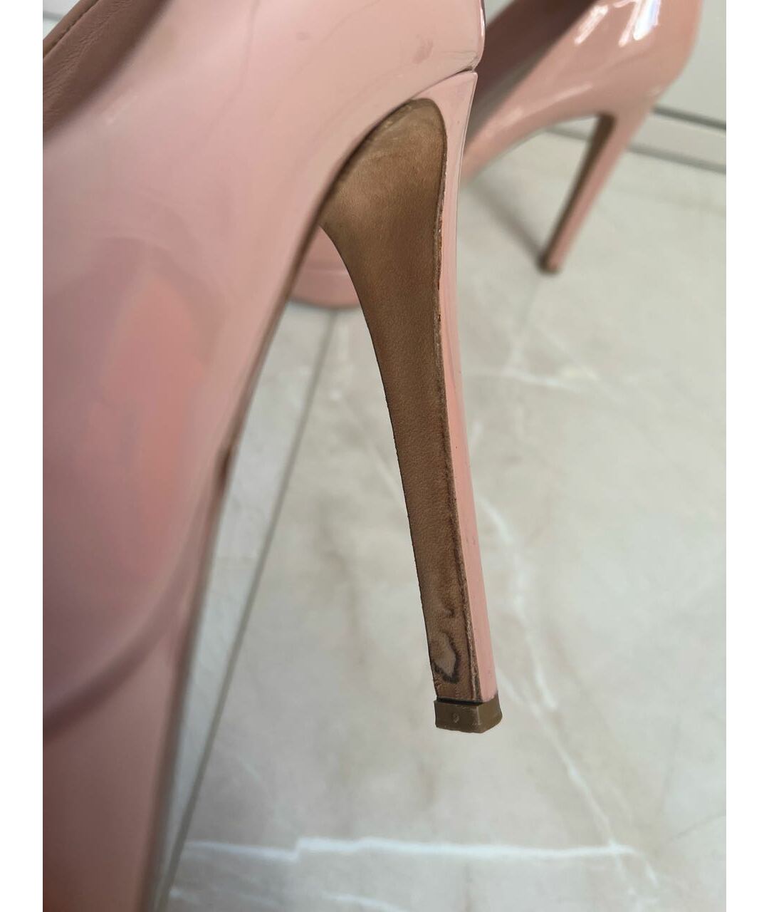 CHRISTIAN DIOR Розовые туфли из лакированной кожи, фото 8