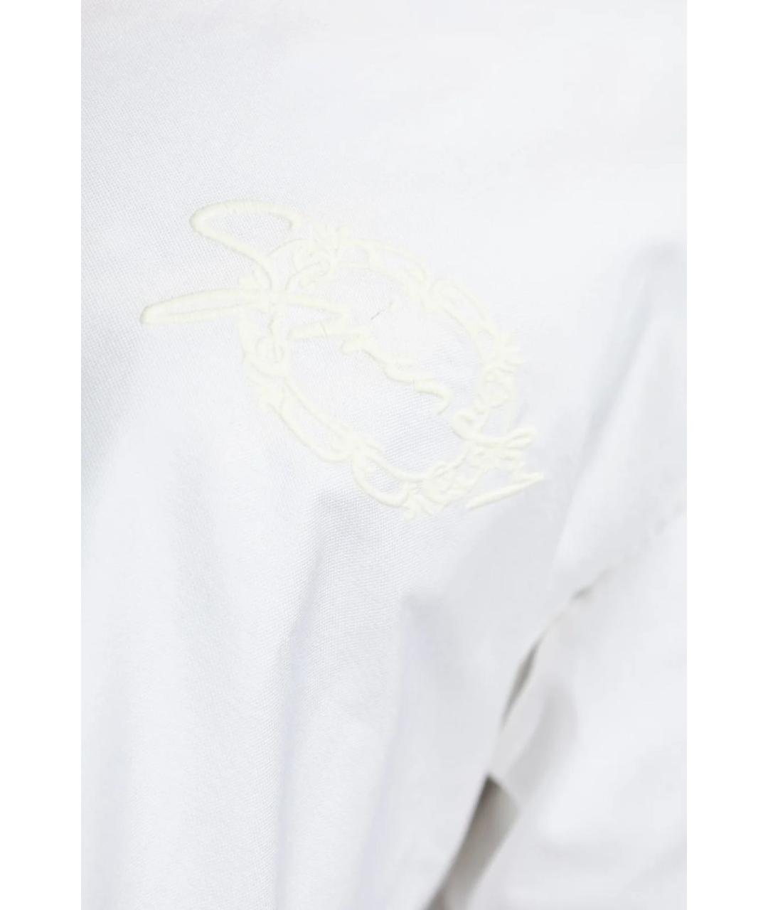 GIVENCHY Белая хлопковая кэжуал рубашка, фото 4