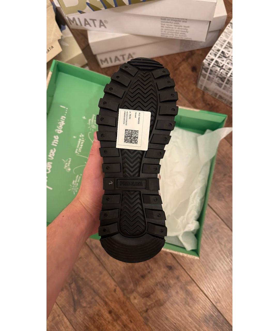 PREMIATA Белые замшевые кеды, фото 4