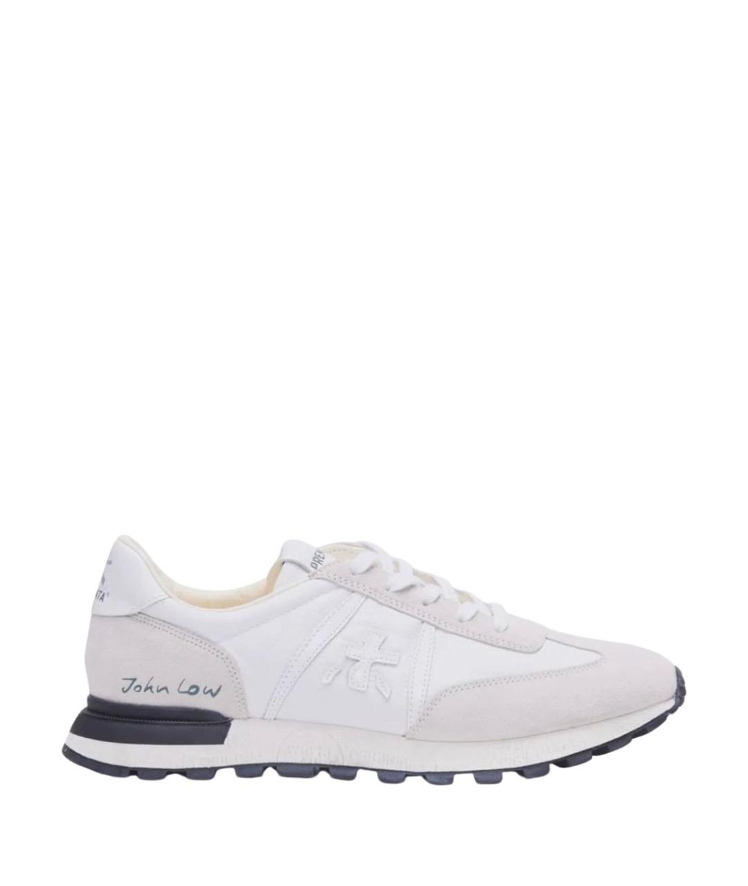 PREMIATA Белые замшевые кеды, фото 1